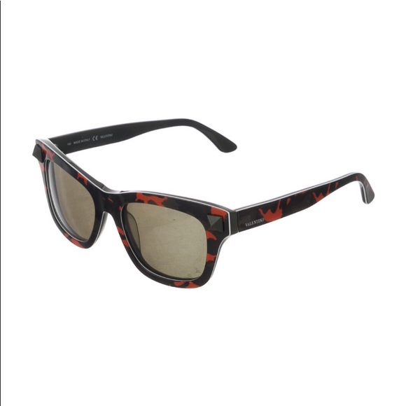 Valentino sunglasses. Camo, tortoiseshell look. main image 2